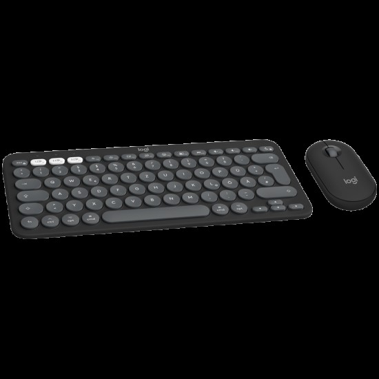 LOGITECH Pebble 2 for MAC Bluetooth Keyboard Combo - TONAL GRAPHITE - US INT L