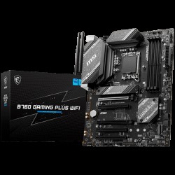 MSI B760 GAMING PLUS WIFI, ATX, Socket 1700, Intel B760 Chipset, Dual Channel DDR5