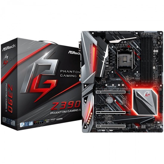ASROCK Main Board Desktop Z390 (S1151, 4xDDR4,3xPCIe x16,3xPCI Ex1, 6 SATA3, 2xUltra M.2 ,GLAN,VGA,HDMI,DP,COM Header, USB 3.1 ) ATX retail