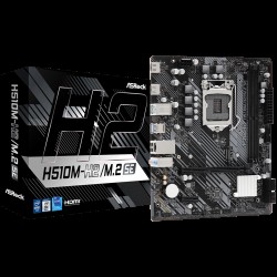 ASROCK MB LGA1200 H470 2 x DDR4 DIMM 1 x Ultra M.2 4 x SATA3 2 x HDMI Ports Micro ATX