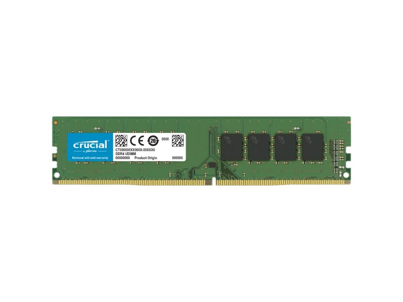 Crucial 16GB DDR4-3200 UDIMM CL22 (8Gbit/16Gbit), EAN: 649528903624