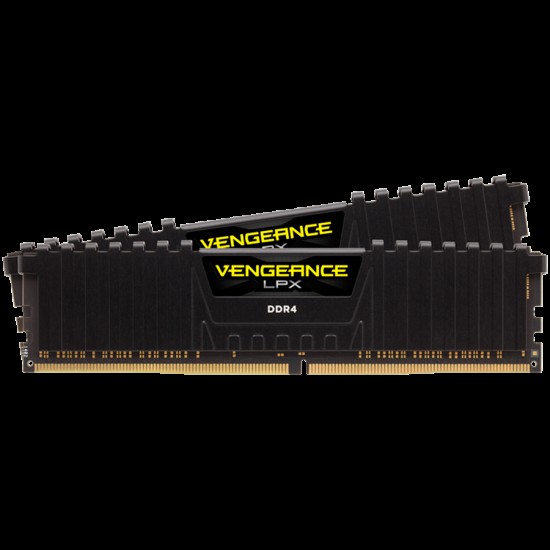 Corsair DDR4, 4000MHz 16GB 2x8GB DIMM, Unbuffered, 18-22-22-42, BaseSPD@2666, XMP 2.0, Vengeance LPX Black, 1.35V, for AMD, EAN:0840006617693