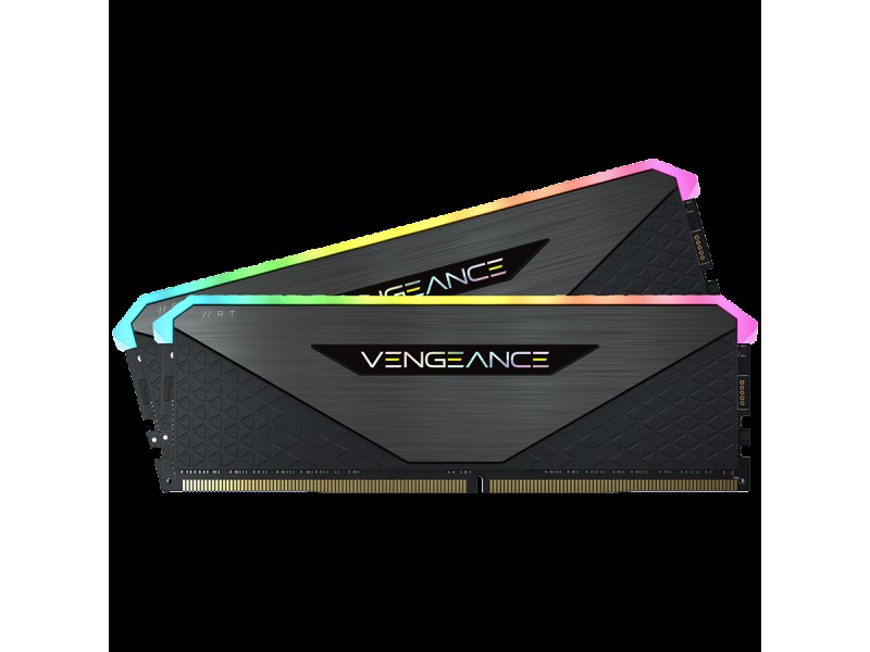 Corsair DDR5, 6000MT/s 64GB 2x32GB DIMM, Unbuffered, 30-36-36-76, Std PMIC, AMD EXPO, VENGEANCE RGB DDR5 Black Heatspreader, RGB LED, 1.4V