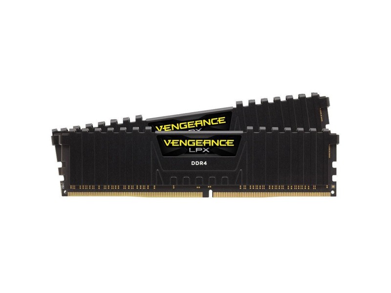 Corsair 16GB (2 x 8GB) DDR4 DRAM 3600MHz C20-23-23-43 Vengeance LPX Memory Kit - Black