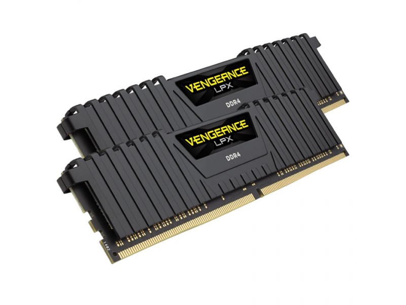 Corsair DDR4, 3200MHz 64GB 2x32GB Dimm, Unbuffered, 16-20-20-38, XMP 2.0, Vengeance LPX black, Black PCB, 1.35V, EAN:0840006619208