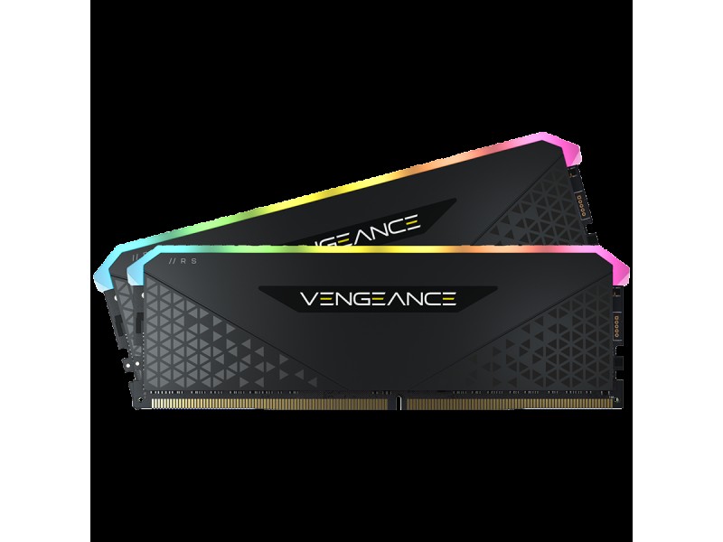 Corsair DDR4, 3600MHz 16GB 2x8GB DIMM, Unbuffered, 18-22-22-42, XMP 2.0, VENGEANCE RGB RS Heatspreader, RGB LED, 1.35V, for AMD Ryzen & Intel XMP, EAN:0840006648994