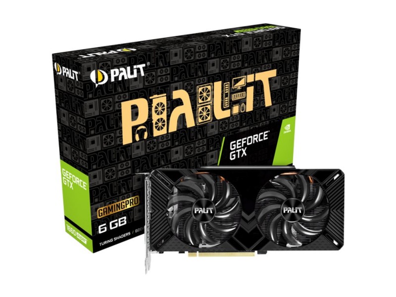 VC Palit nVidia GTX1660 SUPER Gaming Pro 6GB GDDR5, 192bit, DVI, HDMI, DP part# NE6166S018J9-1160A