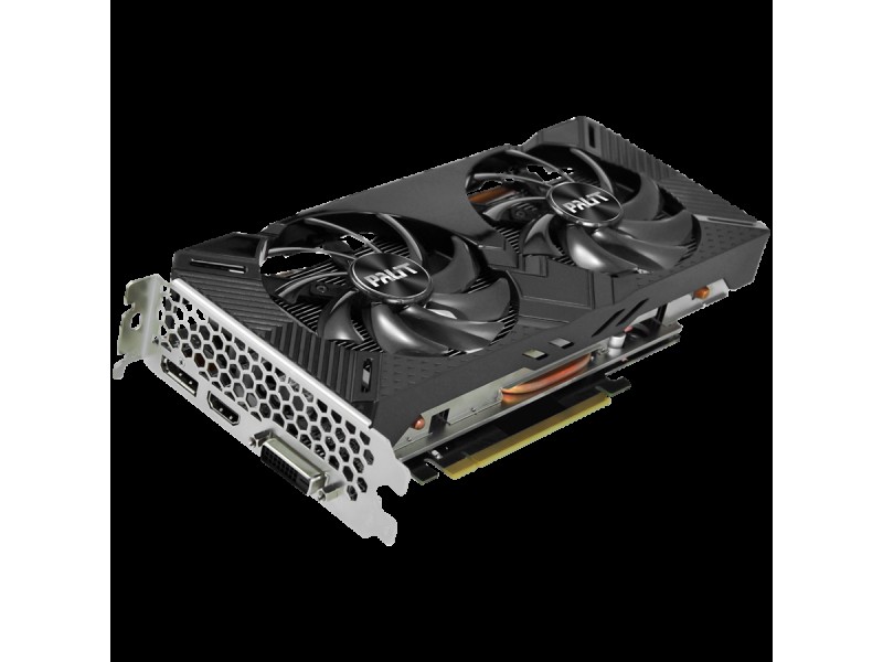 PALIT Video Card GeForce RTX 2060 nVidia, Dual OC 6GB GDDR6,192bit ,DVI,HDMI,DP,part# NE62060S18J9-1160A