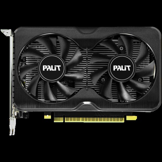 Palit GeForce GTX 1630 Dual 4GB DDR6, 64 bit, 1x HDMI, 2x DP, PCI-E 3.0 x16, recom. power 300W, Pwr consump. 75W, 1x 6-pin pwr connector, NE6163001BG6-1175D