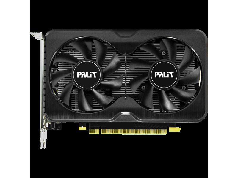 Palit GeForce GTX 1630 Dual 4GB DDR6, 64 bit, 1x HDMI, 2x DP, PCI-E 3.0 x16, recom. power 300W, Pwr consump. 75W, 1x 6-pin pwr connector, NE6163001BG6-1175D