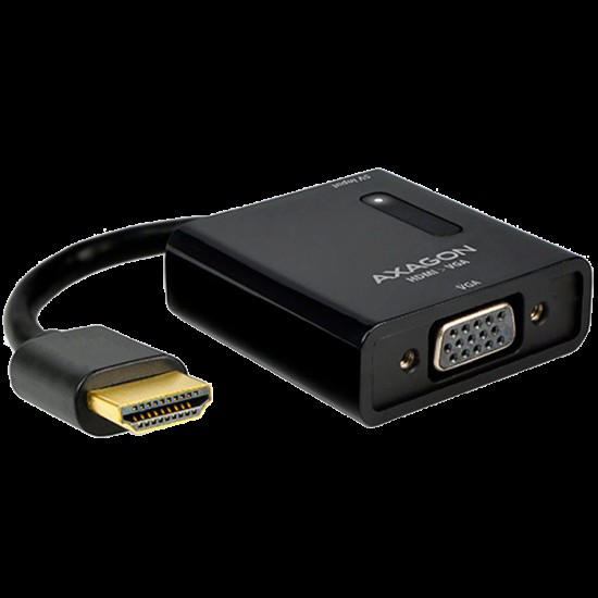 AXAGON RVH-VG2, HDMI -> VGA Reduction / Adapter, FullHD, Micro USB Power IN