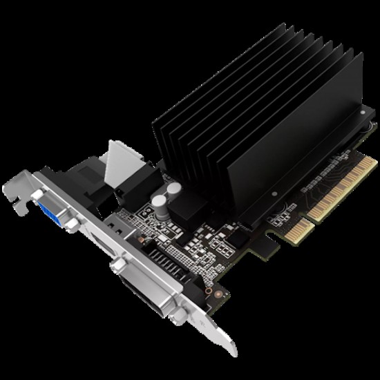 PALIT Video Card GeForce GT 730 GDDR3 2GB/64bit, PCI-E 2.0, HDMI, DVI, VGA, Retail