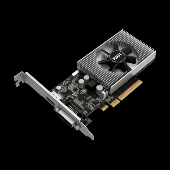 PALIT Video Card GeForce GT 1030 nVidia, 2GB DDR4, 64bit, DVI-D, HDMI, part# NE5103000646-1082F
