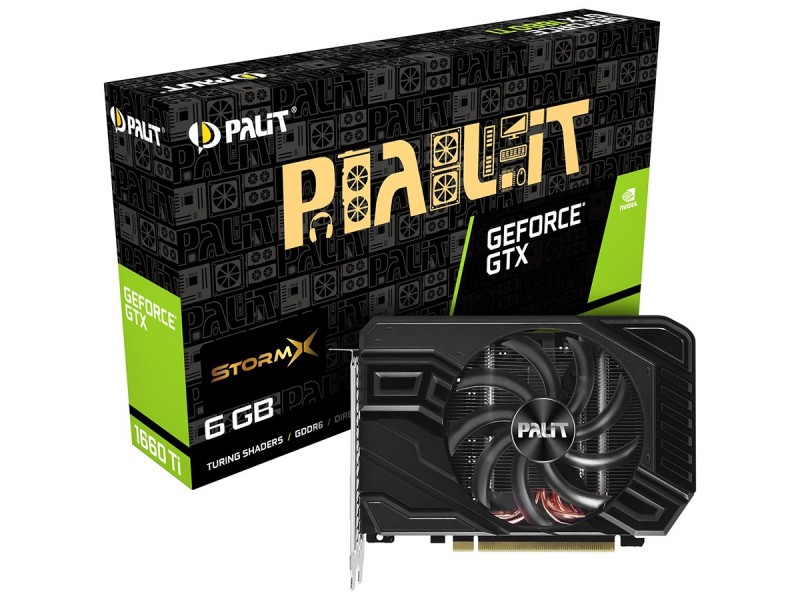 VC Palit nVidia GTX1660 SUPER StormX 6GB GDDR6, 192bit, DVI, HDMI, DP part# NE6166S018J9-161F