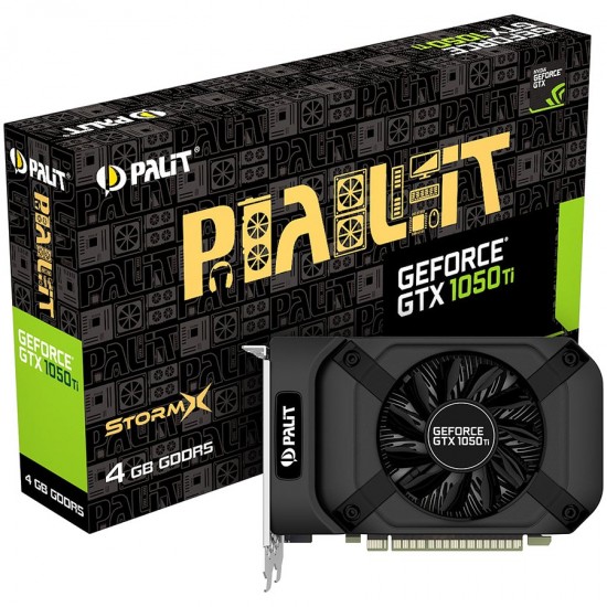 VC Palit nVidia GTX1050Ti StormX 4096MB 128BIT , Dual DVI+HDMI+DP part N #NE5105T018G1-1076F