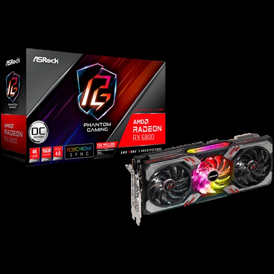 Radeon RX 6800 Phantom Gaming D 16G OC