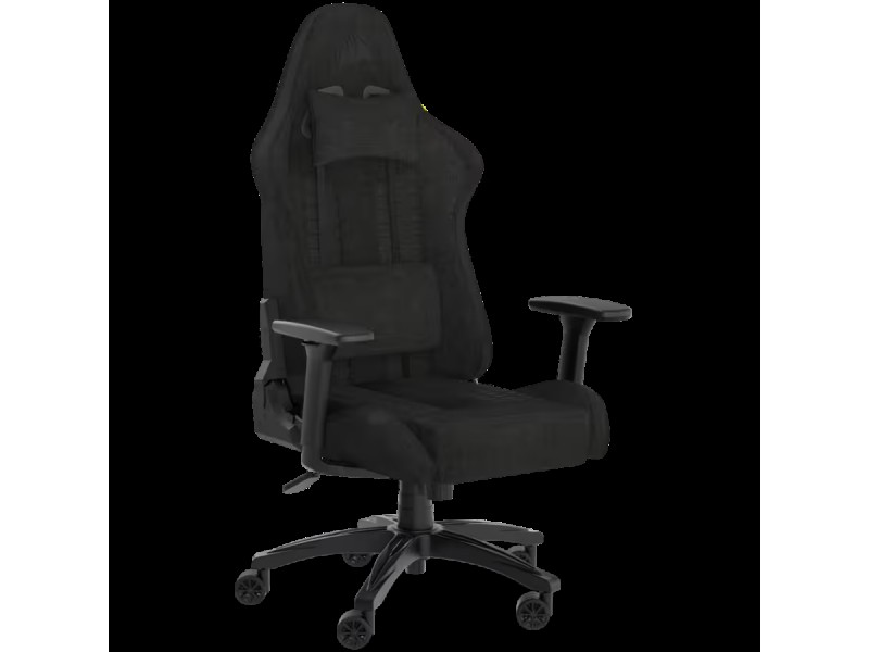 CORSAIR TC100 RELAXED Gaming Chair, Fabric - Black