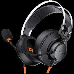 COUGAR VM410 Tournament, 53mm Graphene Diaphragm Drivers, 9.7mm Noise Cancellation Microphone, Volume Control and Microphone Switch Control, 259g Ultra Lightweight Suspended Leatherlike Headband Design