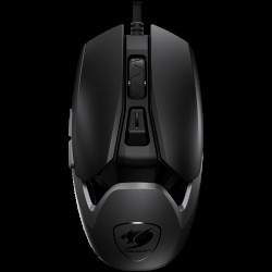 COUGAR AirBlader, Gaming Mouse, PixArt PMW3389 Optical gaming sensor, 16 000 DPI, 2000Hz Poling Rate, 50M gaming switches, 6 Programmable Buttons, 62G Extreme Lightweight Design, Ultraflex Cable, PTFE Skates, BOUNCE-ON System