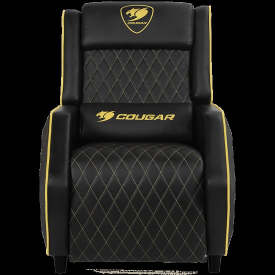 COUGAR Sofa Ranger - Royal, Gaming Sofa, Headrest & Lumbar Design, Breathable Premium PVC Leather, Diamond Check Pattern Design, Recliner system 95°~160°, Weight Capacity 160 kg