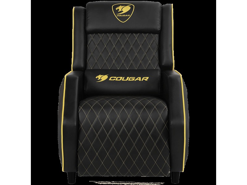 COUGAR Sofa Ranger - Royal, Gaming Sofa, Headrest & Lumbar Design, Breathable Premium PVC Leather, Diamond Check Pattern Design, Recliner system 95°~160°, Weight Capacity 160 kg