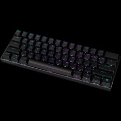 Endorfy Thock Compact Wireless Red Gaming Keyboard, Kailh Red Mechanical Switches, Double Shot PBT Pudding Keycaps, RGB, USB, 2 Year Warranty
