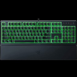 Razer Ornata V3 X US, Silent Membrane Switches, RGB Lighting, 1000 Hz Ultrapolling, UV coated ABS Keycaps, Soft-touch wrist rest