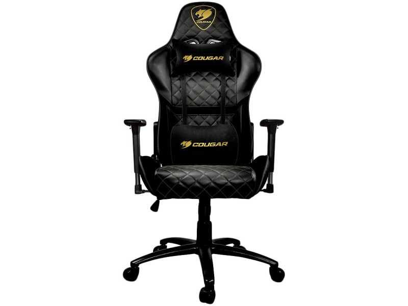 COUGAR Armor ONE ROYAL Gaming Chair, Diamond Check Pattern Design, Breathable PVC Leather, Class 4 Gas Lift Cylinder, Full Steel Frame, 2D Adjustable Arm Rest, 180º Reclining, Adjustable Tilting Resistance