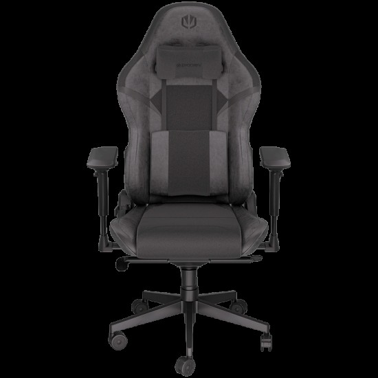 Endorfy Scrim BK Gaming Chair, PU Leather + Breathable Fabric, Cold-pressed Foam, Memory Foam Cushions, Class 4 Gas Lift Cylinder, 4D Adjustable Armrest, Adjustable Headrest, Black, 2 Year Warranty
