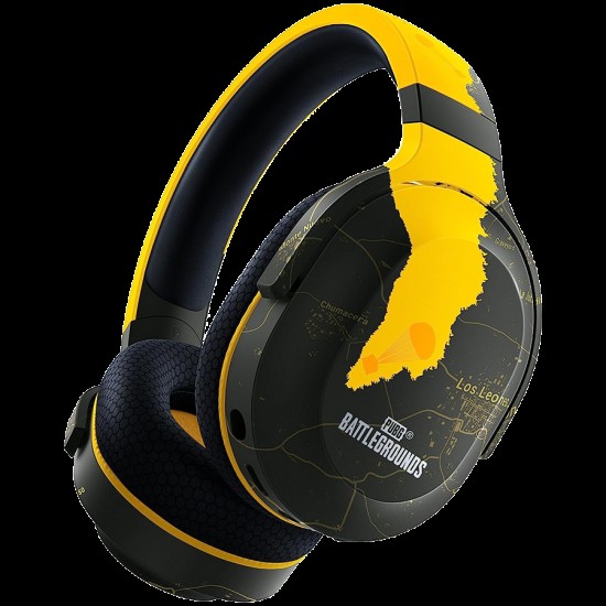 Razer Barracuda X (2022) - PUBG  Wireless Multi-platform Gaming and Mobile Headset, Razer TriForce 40mm Drivers, Detachable HyperClear Cardioid mics, Ultra-soft FlowKnit Memory Foam, 7.1 Surround sound, 50hrs, Type-C, Compatible with PC, PlayStation, Mob 