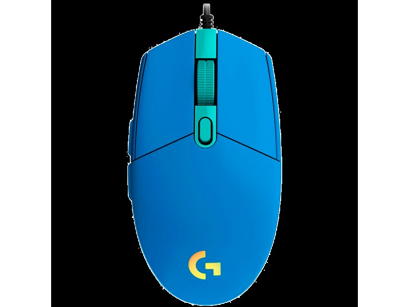 LOGITECH G102 LIGHTSYNC Corded Gaming Mouse - BLUE - USB - EER