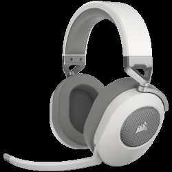 Corsair HS65 WIRELESS Gaming Headset, White (EU), v2, EAN: 0840006676522