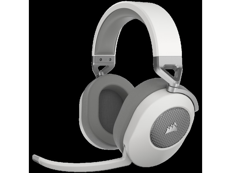 Corsair HS65 WIRELESS Gaming Headset, White (EU), v2, EAN: 0840006676522