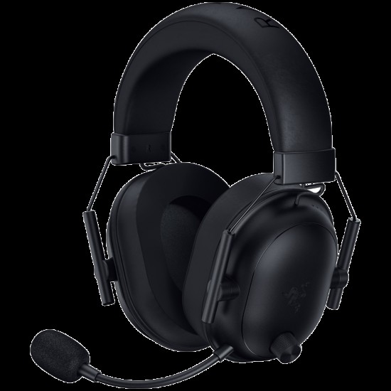Razer BlackShark V2 HyperSpeed, Gaming Headset, Customized Dynamic 50 mm Driver, Oval Ear Cushions, 2.4 GHz wireless or Bluetooth or USB, Breathable memory foam cushions, Advanced Passive Noise Isolation, THX Spatial Audio