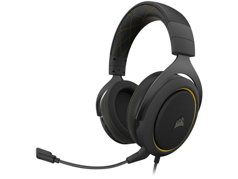 CORSAIR HS60 PRO SURROUND Gaming Headset, Yellow (EU Version)