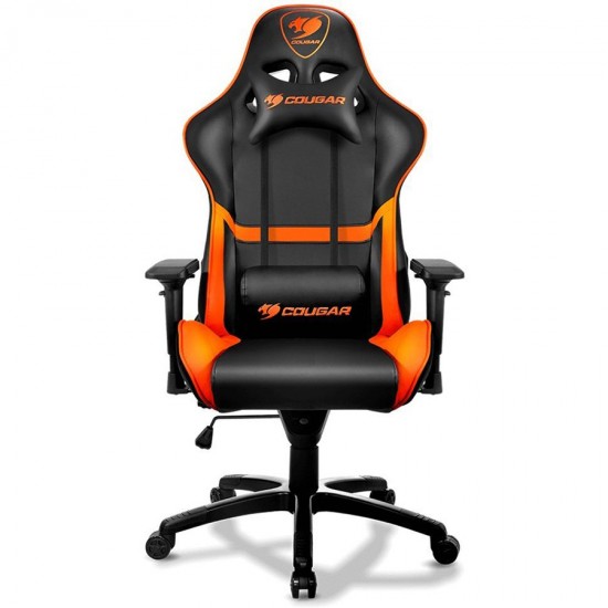 COUGAR Armor Gaming Chair, Piston Lift Height Adjustment,180º Reclining,Adjustable Tilting Resistance,3D Adjustable Arm Rest,Full Steel Frame,Ultimate Quality: Class 4 Gas Lift Cylinder
