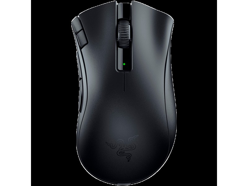 Razer DeathAdder V2 X HyperSpeed, HyperSpeed Wireless, 14 000 DPI Optical Sensor, 2nd-gen Razer Mechanical Mouse Switches, 100% PTFE mouse-feet, Up to 235 hours of battery life (2.4GHz), AA/AAA Hybrid battery slot, Weight: 86-103g