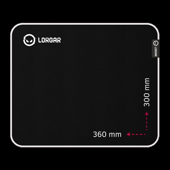 Lorgar Legacer 753, Gaming mouse pad, Ultra-gliding surface, Purple anti-slip rubber base, size: 360mm x 300mm x 3mm, weight 0.23kg Lorgar Legacer 753, Gaming mouse pad, Ultra-gliding surface, Purple anti-slip rubber base, size: 360mm x 300mm x 3mm, weight 0.23kg