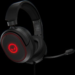LORGAR Kaya 460, USB Gaming headset with microphone, CM108B, RGB backlight, Plug&Play, USB-A connection cable 2m, fabric ear pads, size: 192*184.7*88mm, 0.329kg, black