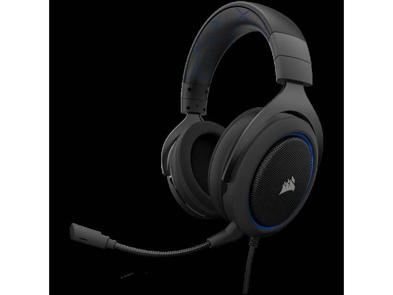 CORSAIR HS50 PRO STEREO Gaming Headset, Blue (EU Version)