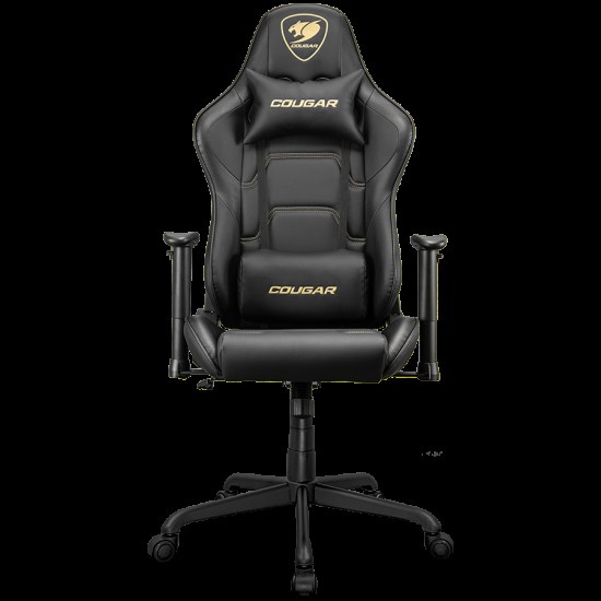 COUGAR Armor Elite Royal Gaming Chair, Adjustable Design, Breathable PVC Leather, Class 4 Gas Lift Cylinder, Full Steel Frame, 2D Adjustable Arm Rest, 160º Reclining, Adjustable Tilting Resistance