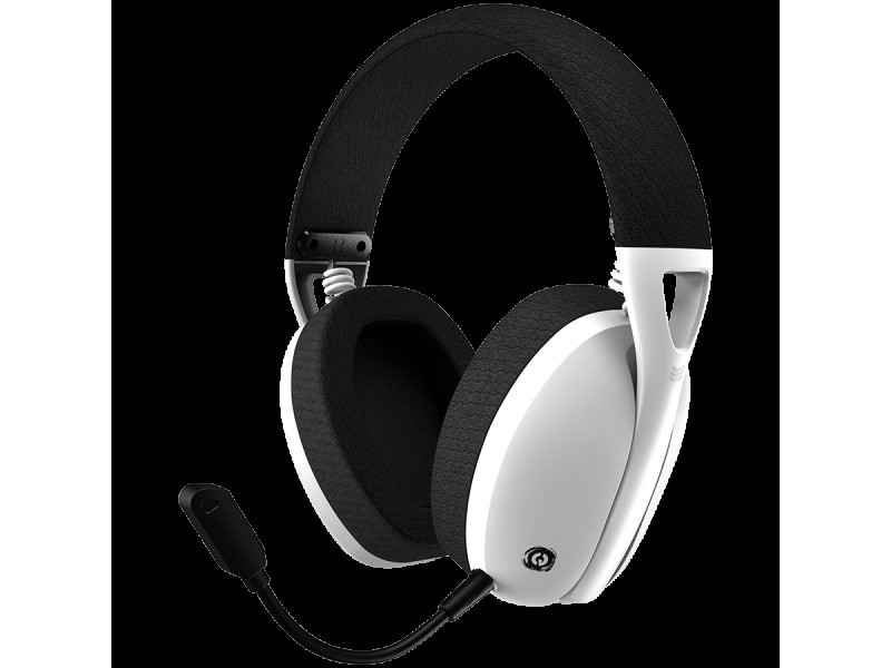 CANYON Ego GH-13, Gaming BT headset, +virtual 7.1 support in 2.4G mode, with chipset BK3288X, BT version 5.2, cable 1.8M, size: 198x184x79mm, White