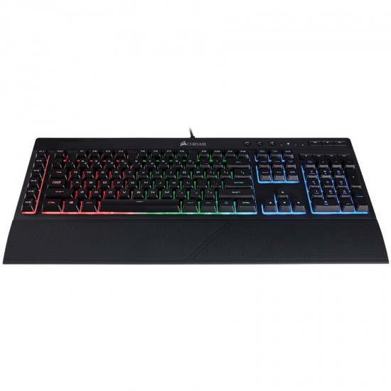 CORSAIR K55 RGB Keyboard, Backlit RGB LED, 6 Marco Keys (US)