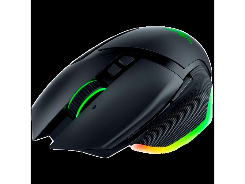 Razer Basilisk V3 Pro - Ergonomic Wireless Gaming Mouse, Razer HyperSpeed Wireless, Bluetooth, Speedflex Cable USB Type C, Razer Chroma RGB, Focus Pro 30K Optical Sensor, 30000DPI,  Optical Mouse Switches Gen-3, 4-way Razer HyperScroll tilt wheel