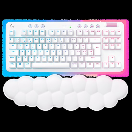 LOGITECH G715 TKL LIGHTSPEED RGB Wireless Gaming Keyboard - OFF WHITE - US INT L - LINEAR