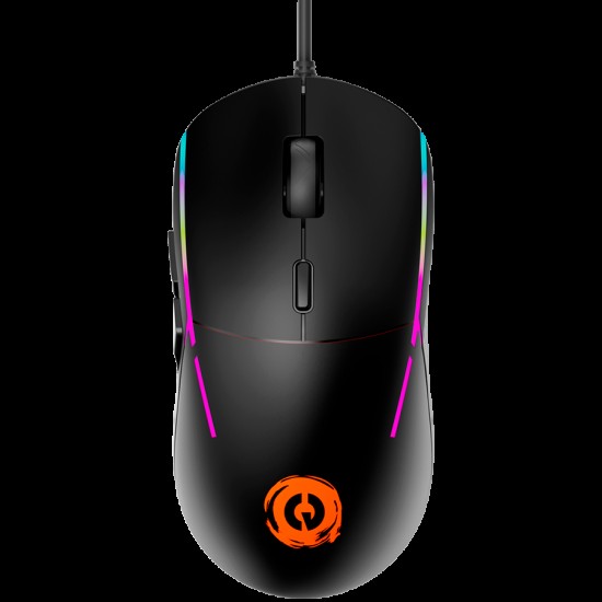 CANYON Shadder GM-321, Optical gaming mouse, Instant 725F, ABS material, huanuo 5 million cycle switch, 1.65M braided cable with magnet ring, weight: 100g, Size: 126*63.4*39.7mm, Black