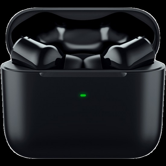 Razer Hammerhead True Wireless - Black, Active Noise Cancellation (ANC) technology, 10mm Drivers, Razer Chroma™ RGB, 60ms low latency Gaming Mode