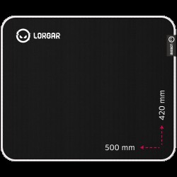 Lorgar Legacer 755, Gaming mouse pad, Ultra-gliding surface, Purple anti-slip rubber base, size: 500mm x 420mm x 3mm, weight 0.45kg