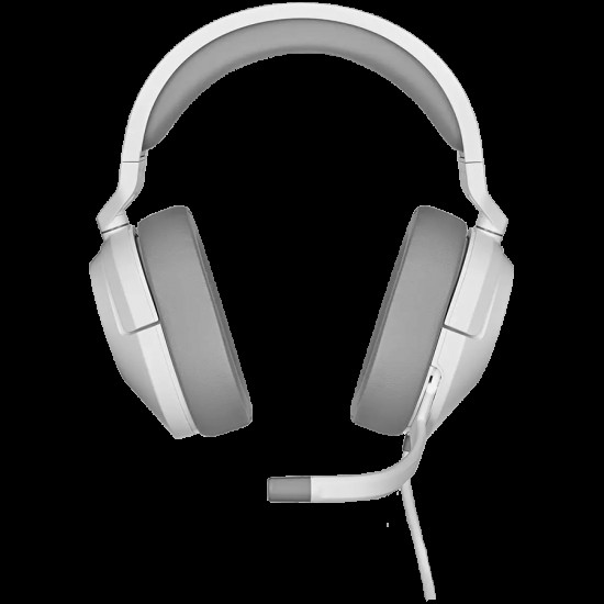 Corsair HS55 Stereo Headset, White, EAN:0840006643661