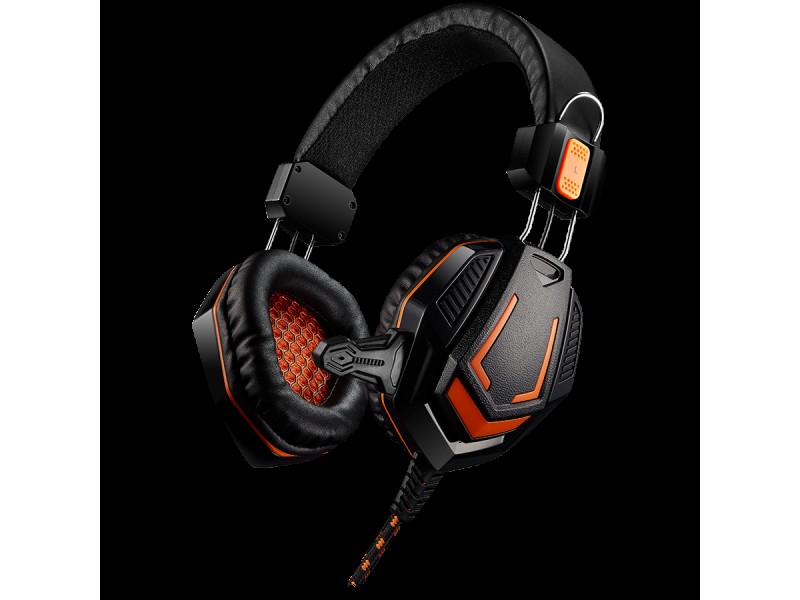 CANYON Fobos GH-3A, Gaming headset 3.5mm jack with microphone and volume control, with 2in1 3.5mm adapter, cable 2M, Black, 0.36kg